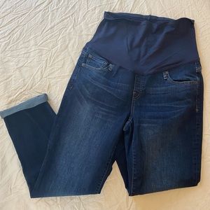 Gap maternity skinny boyfriend jeans